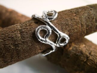 Hand-Forged Silver Band Ring