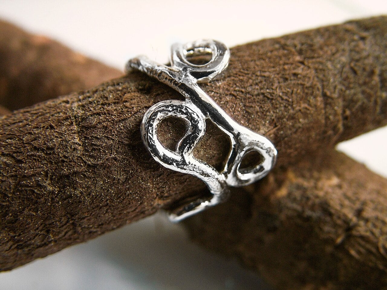 Hand-Forged Silver Band Ring